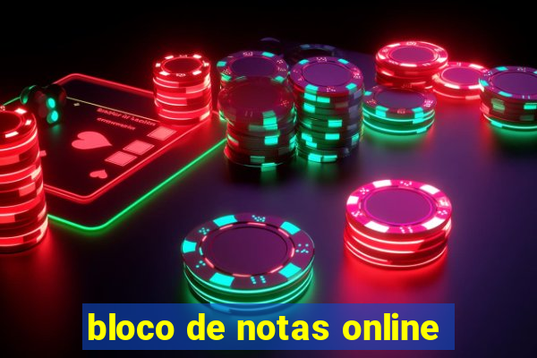 bloco de notas online